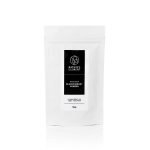 A pouch of freeze-dried blackcurrant powder (100g), featuring its deep purple colour and fine texture—ideal for smoothies, baking, and natural food colouring.