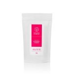 Cart 2 A pouch of freeze-dried raspberry powder (100g), showcasing its vibrant red colour and fine texture—perfect for smoothies, baking, and wellness recipes.