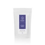 A pouch of freeze-dried blueberry powder (100g), showcasing its deep purple colour and fine texture—perfect for smoothies, baking, and wellness recipes.