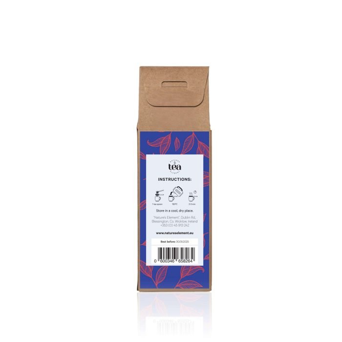 Earl Grey Black Tea 100g – Premium Loose-Leaf Blend with Bergamot A pouch of Earl Grey Black Tea 100g, featuring a premium loose-leaf blend of black tea, natural bergamot oil, and cornflower blossoms—perfect for a smooth, citrusy, and aromatic tea experience.