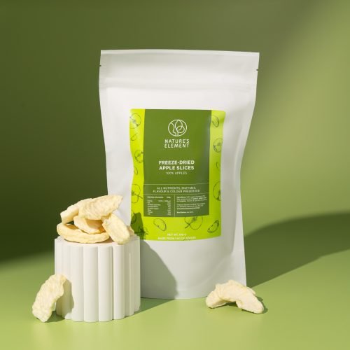 Freeze-Dried Apple Segments | Natures Element (Front Pack) Freeze-dried apple segments – Natures Element front pack