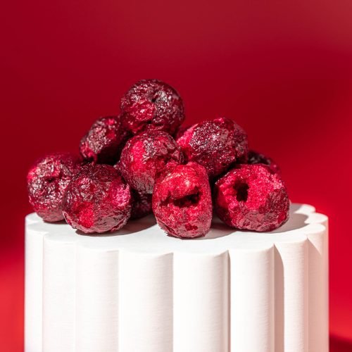 Close-up of freeze-dried cherries – Natures Element