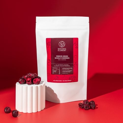 Freeze-Dried Cherries | Natures Element (Front Pack) Freeze-dried cherries – Natures Element front pack
