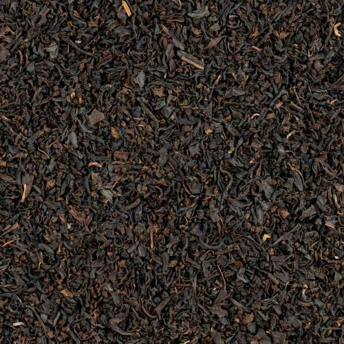 Close-up of Nature’s Element English Breakfast loose black tea leaves