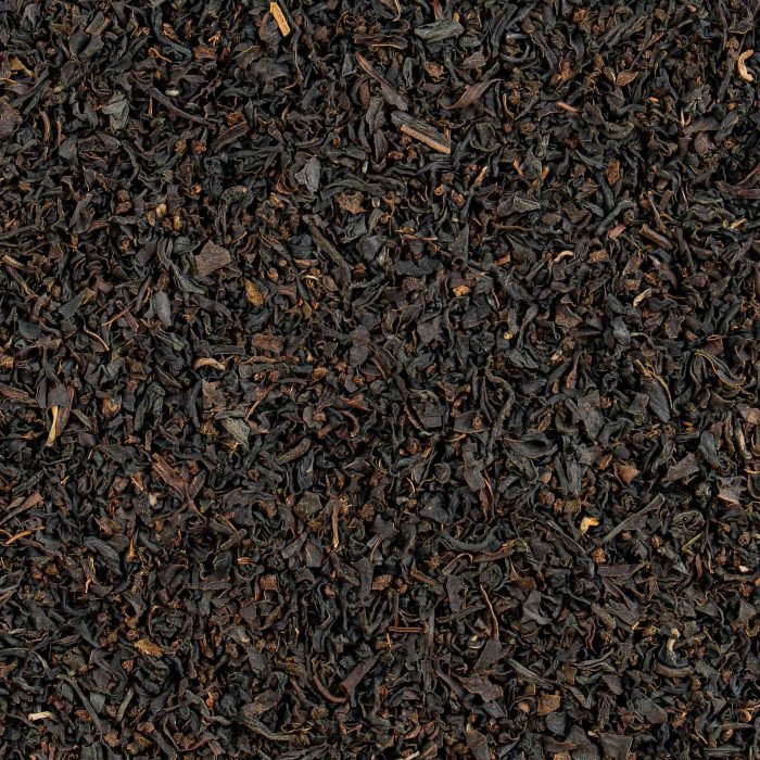 Nature’s Element – English Breakfast Tea Leaves Close-up of Nature’s Element English Breakfast loose black tea leaves
