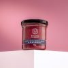 Nature’s Element – Honey with Freeze-Dried Blackcurrants 200g Nature’s Element honey with freeze-dried blackcurrants in glass jar on pink background – natural berry honey