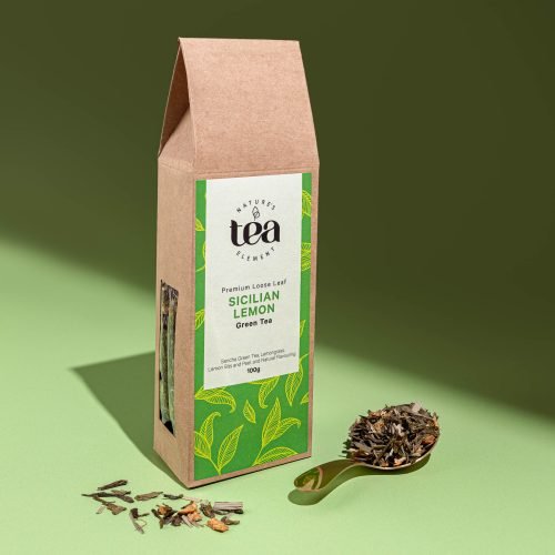 Nature’s Element Sicilian Lemon Green Tea Nature’s Element Sicilian Lemon Green Tea – Sencha & Lemongrass Blend